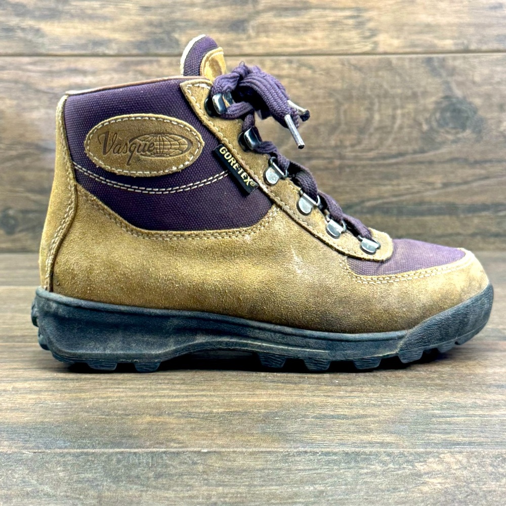 Vasque Boots Womens 7 M Brown Leather GTX  Sundowner Skywalk Hiking 7115 M
